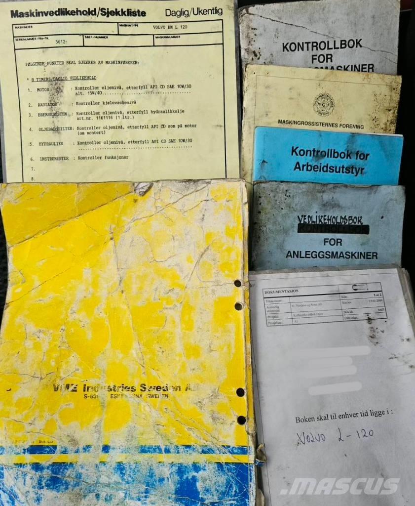 Volvo L 120 Gumikerekes homlokrakodók