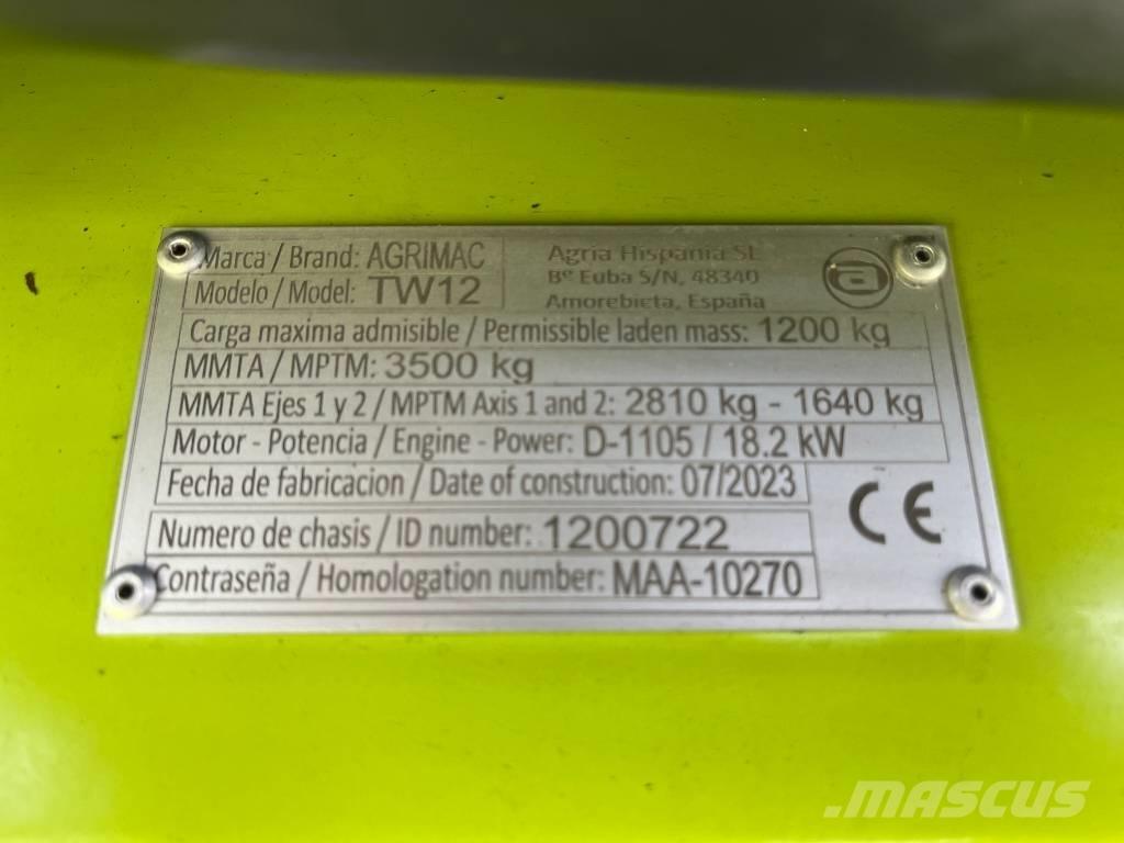 Agrimac TW 12 4x4 Dízel targoncák