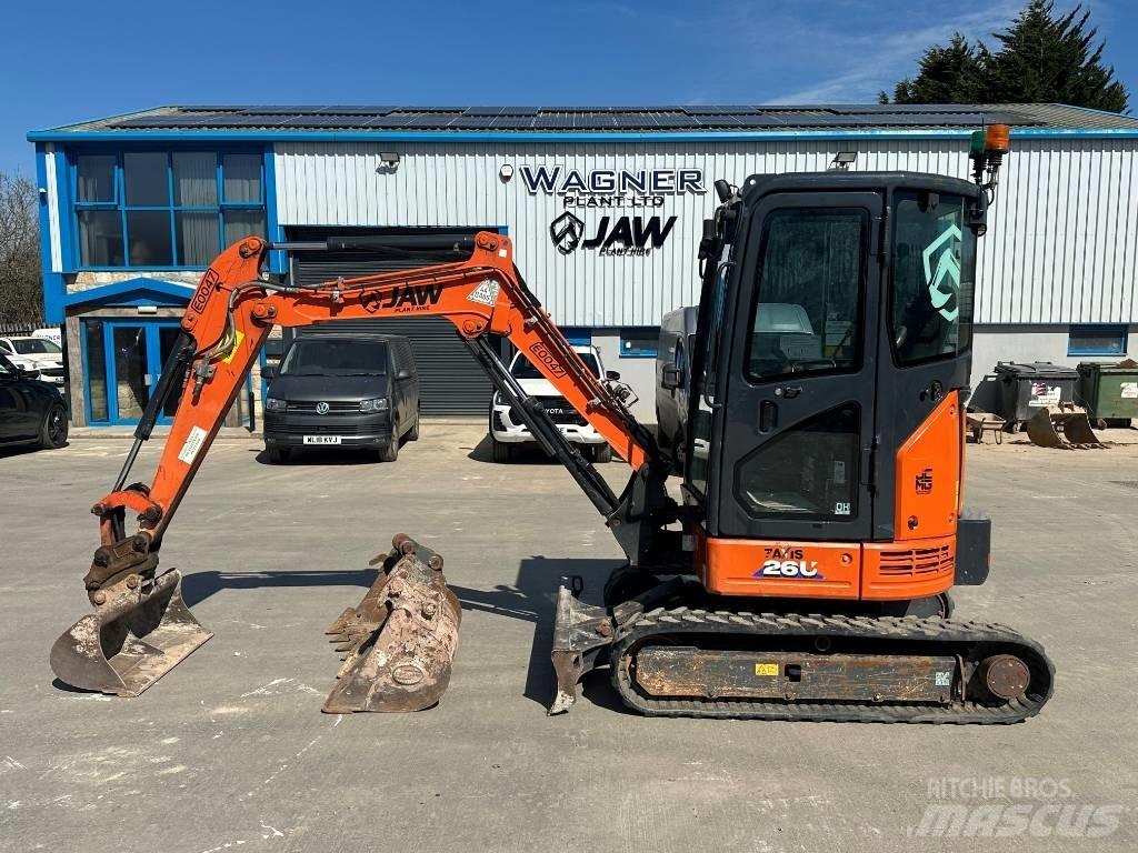 Hitachi ZX 26 U-6 Mini kotrók < 7t