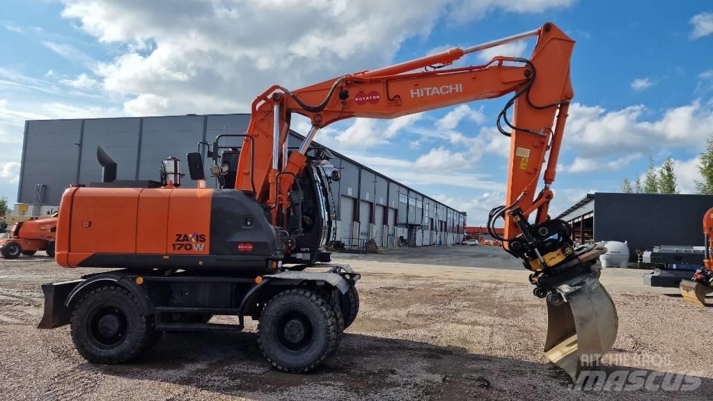 Hitachi ZX170W-5 2P Gumikerekes kotrók