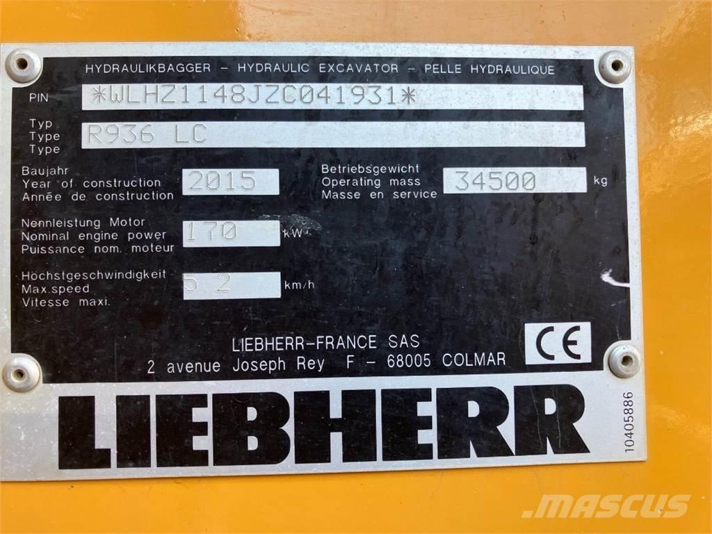 Liebherr R936 Lánctalpas kotrók