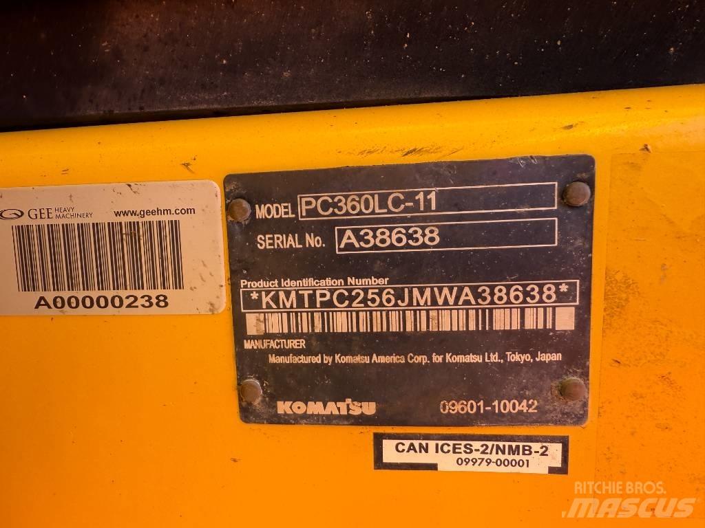 Komatsu PC360LC-11 Lánctalpas kotrók