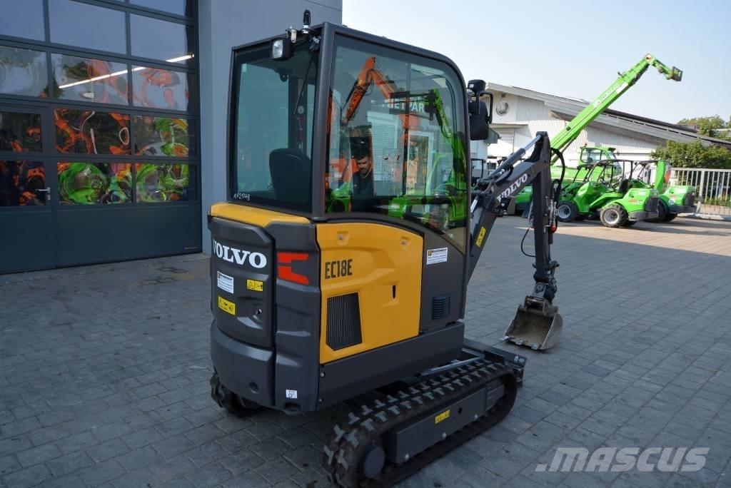 Volvo EC 18 E Mini kotrók < 7t