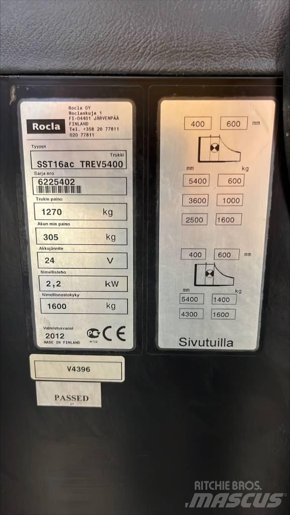 Rocla SST 16 AC Elektromos gyalogkíséretű targoncák