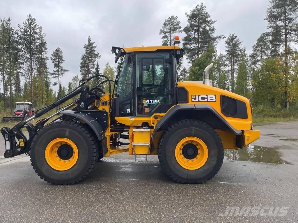 JCB 419 K Gumikerekes homlokrakodók