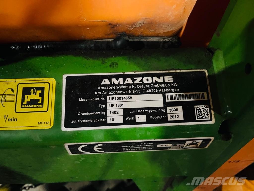 Amazone UF 1801 Rögzített trágyaszórók