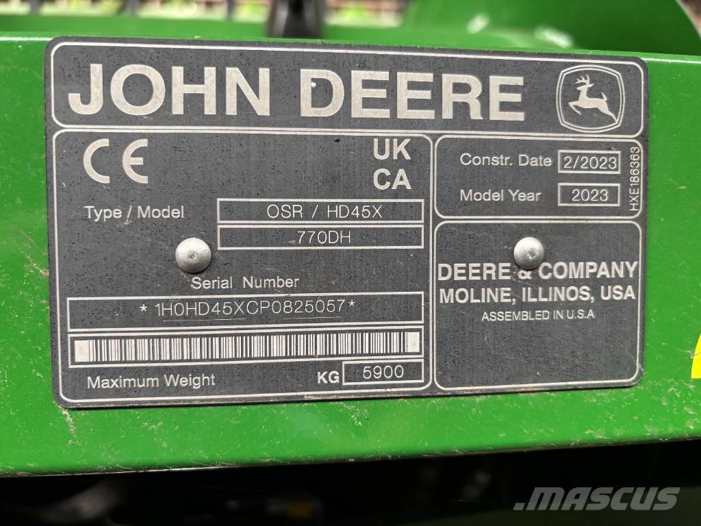 John Deere X9 1000 Kombájnok