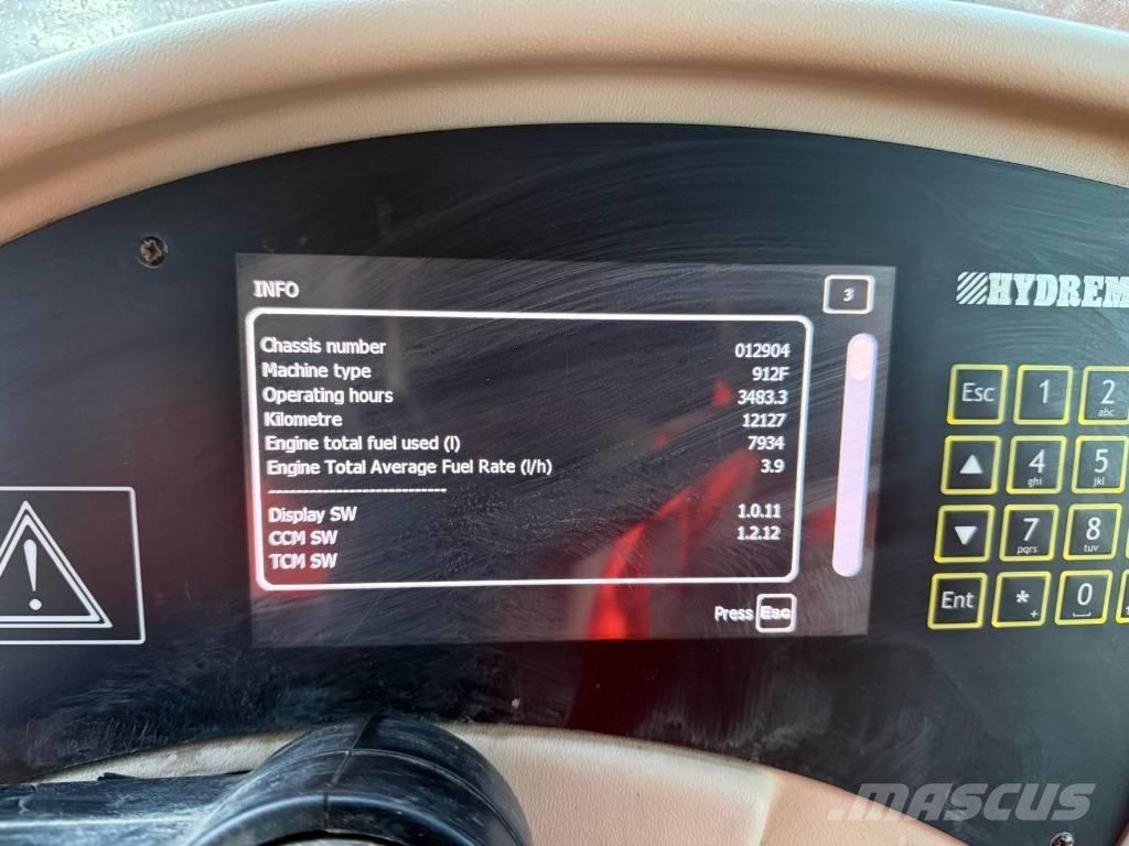 Hydrema 912 F Csuklósdömperek