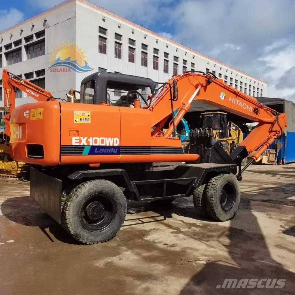 Hitachi EX 100 W D Gumikerekes kotrók
