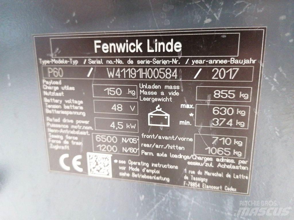 Linde P60 Nyergesvontatók