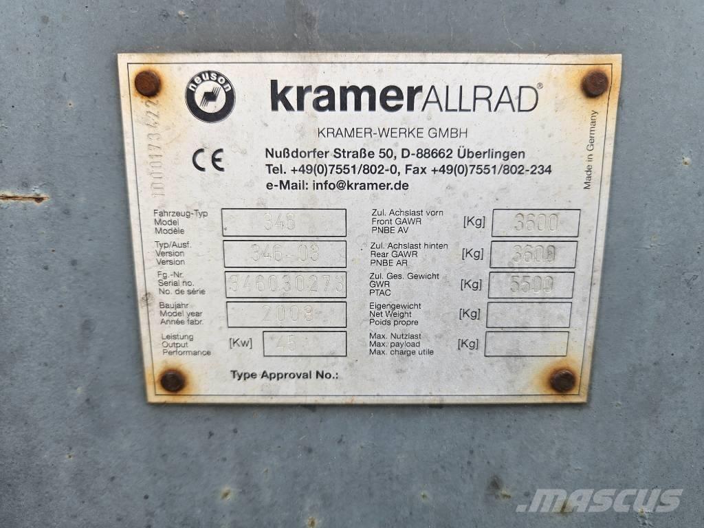 Kramer-allrad 750 Gumikerekes homlokrakodók