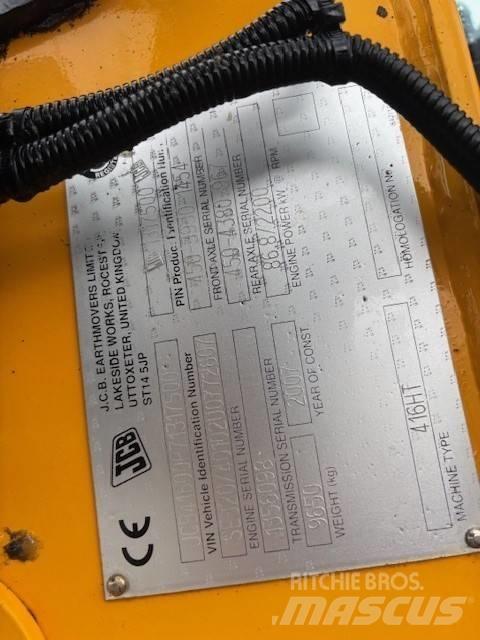 JCB 416 HT Gumikerekes homlokrakodók