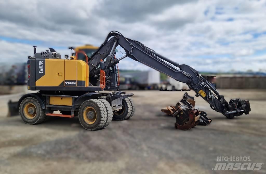 Volvo EWR 170 E Gumikerekes kotrók