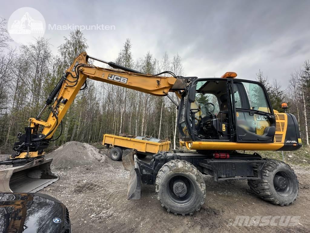 JCB JS 145 W Gumikerekes kotrók
