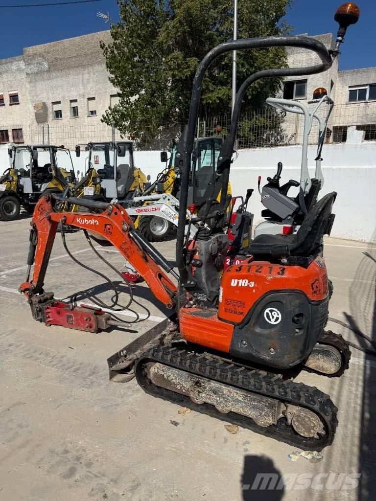 Kubota U 10-3 Mini kotrók < 7t