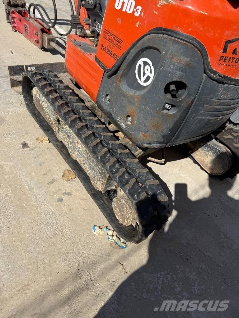 Kubota U 10-3 Mini kotrók < 7t