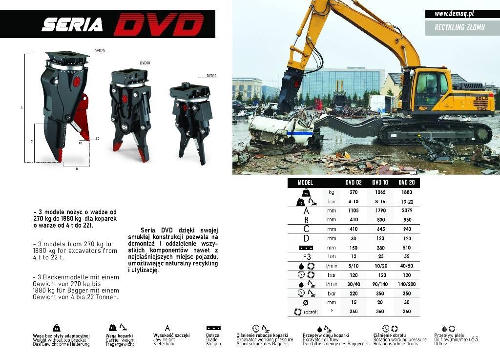  DEMOQ DVD10 Vágószerkezetek