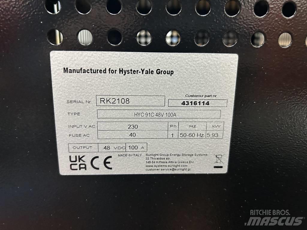 Hyster HYC 91C Akkumulátor töltök