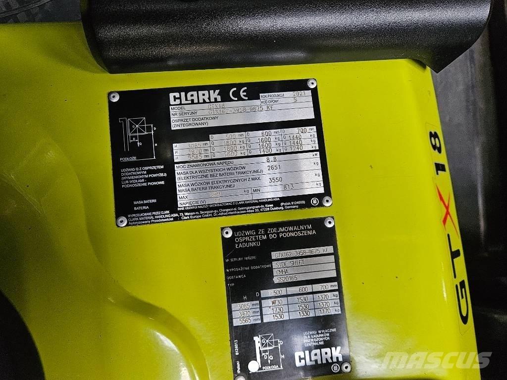 Clark GTX 18 Elektromos targoncák