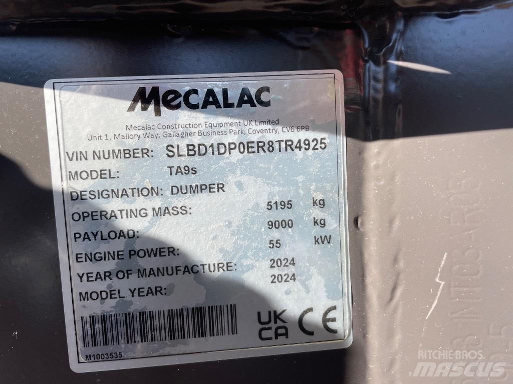 Mecalac TA 9 S Csuklósdömperek