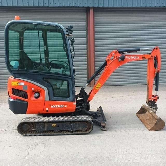Kubota KX 018-4 Mini kotrók < 7t