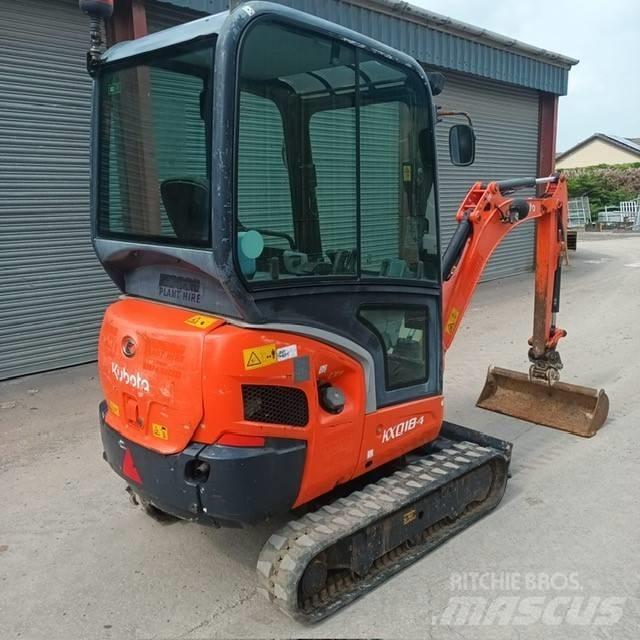Kubota KX 018-4 Mini kotrók < 7t