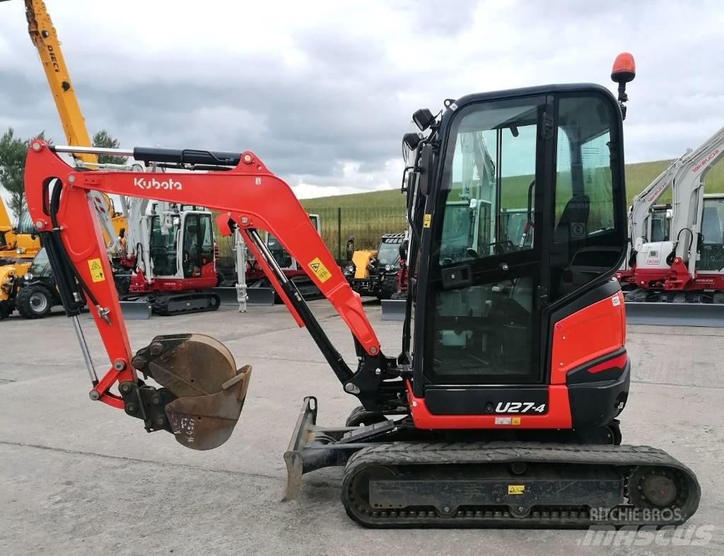 Kubota U27-4 Mini kotrók < 7t