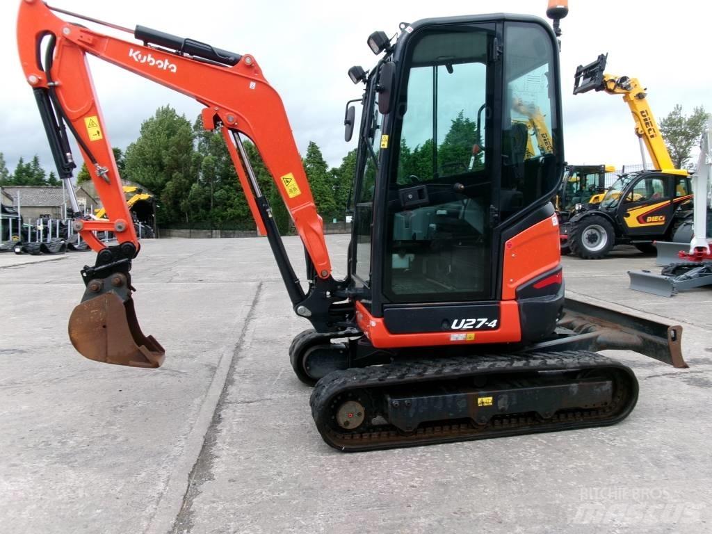 Kubota U27-4 Mini kotrók < 7t
