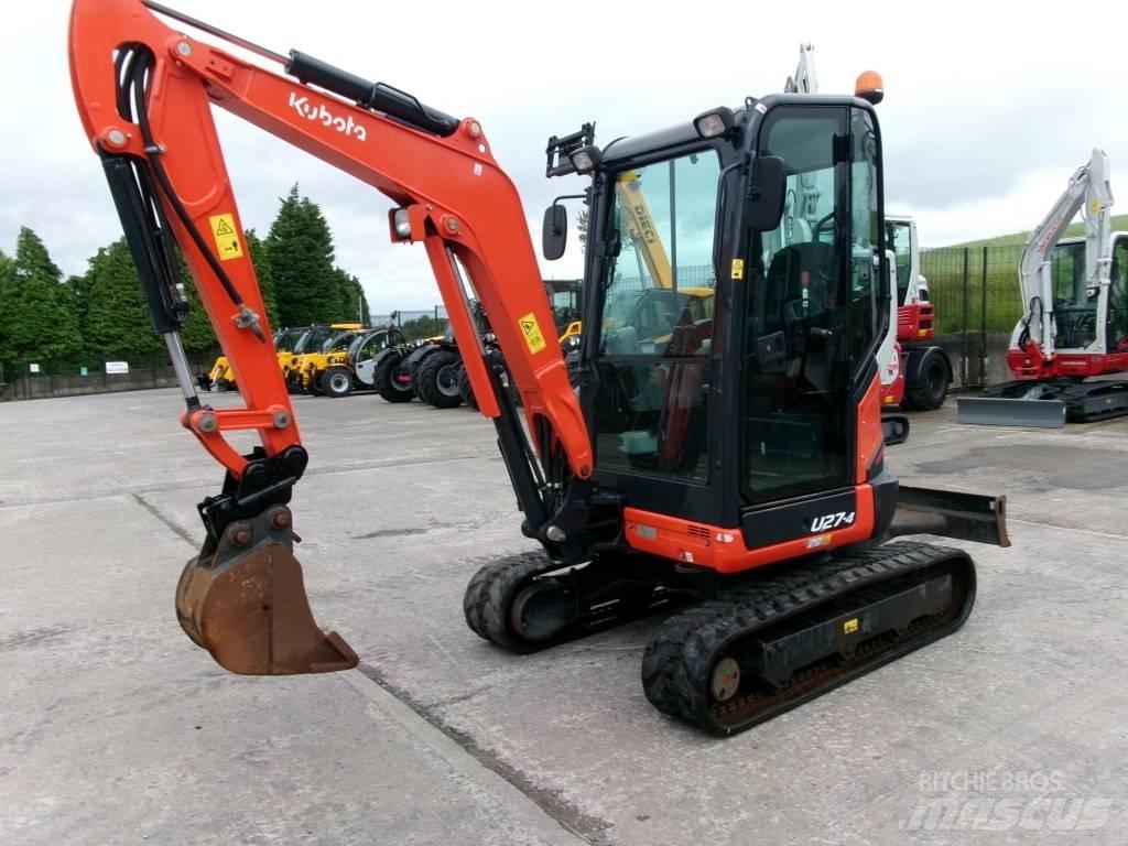 Kubota U27-4 Mini kotrók < 7t