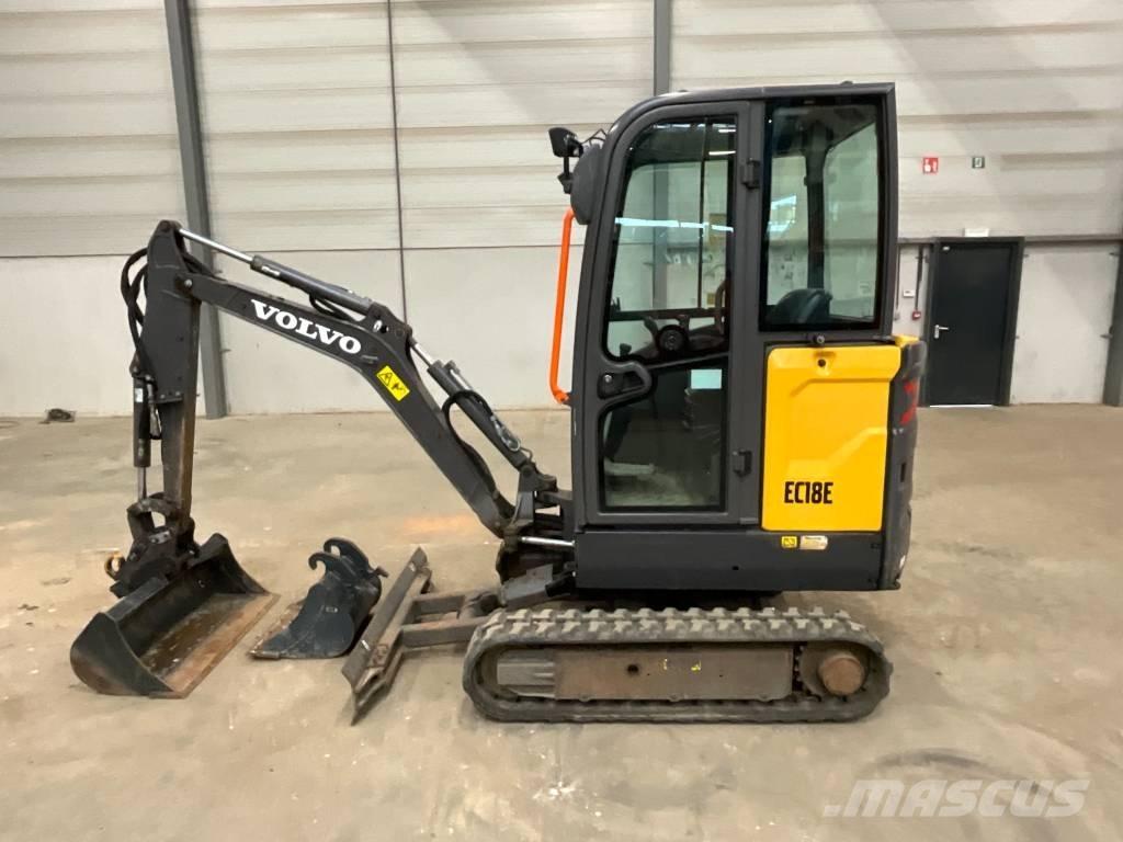 Volvo EC 18 E Mini kotrók < 7t
