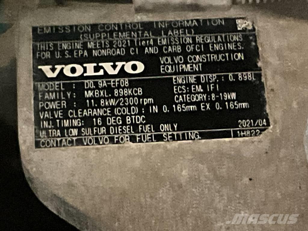 Volvo EC 18 E Mini kotrók < 7t