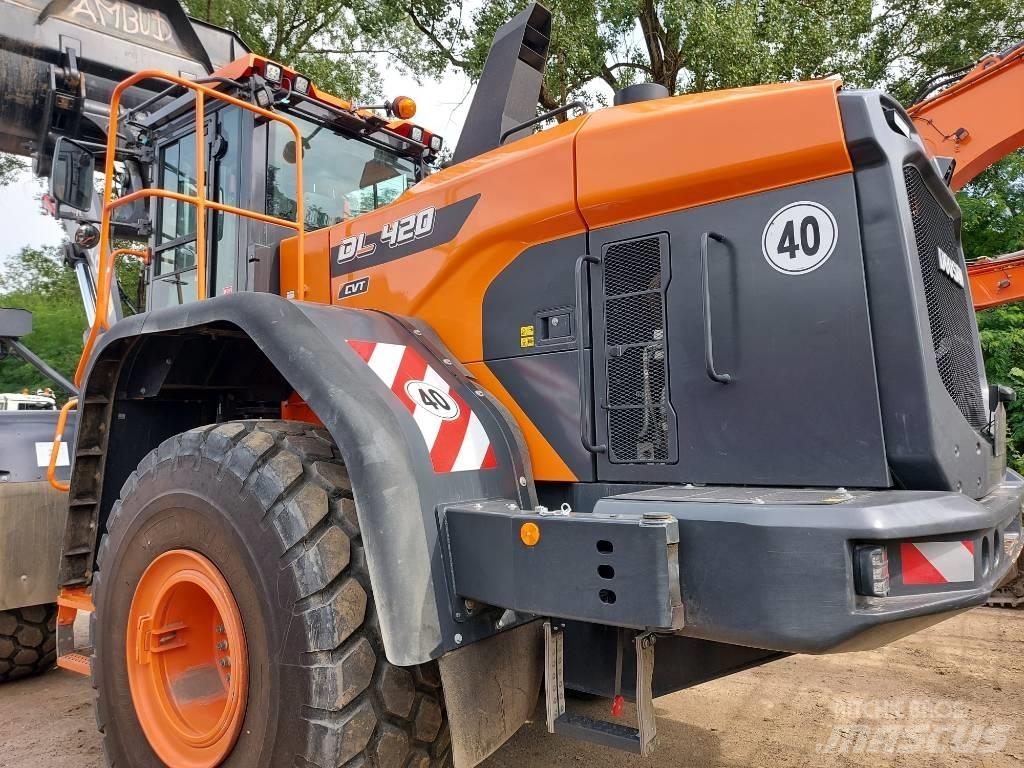 Develon DL 420 CVT-7 Gumikerekes homlokrakodók