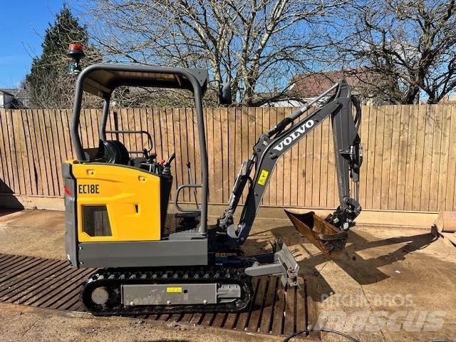 Volvo EC 18 E Mini kotrók < 7t