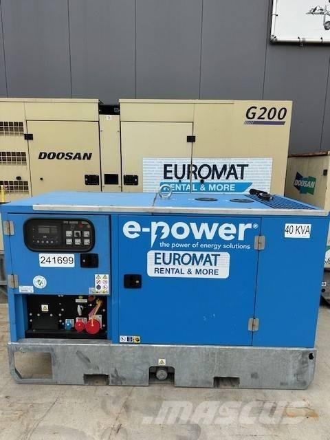 Europower EPSR50TDE Dízel áramfejlesztők