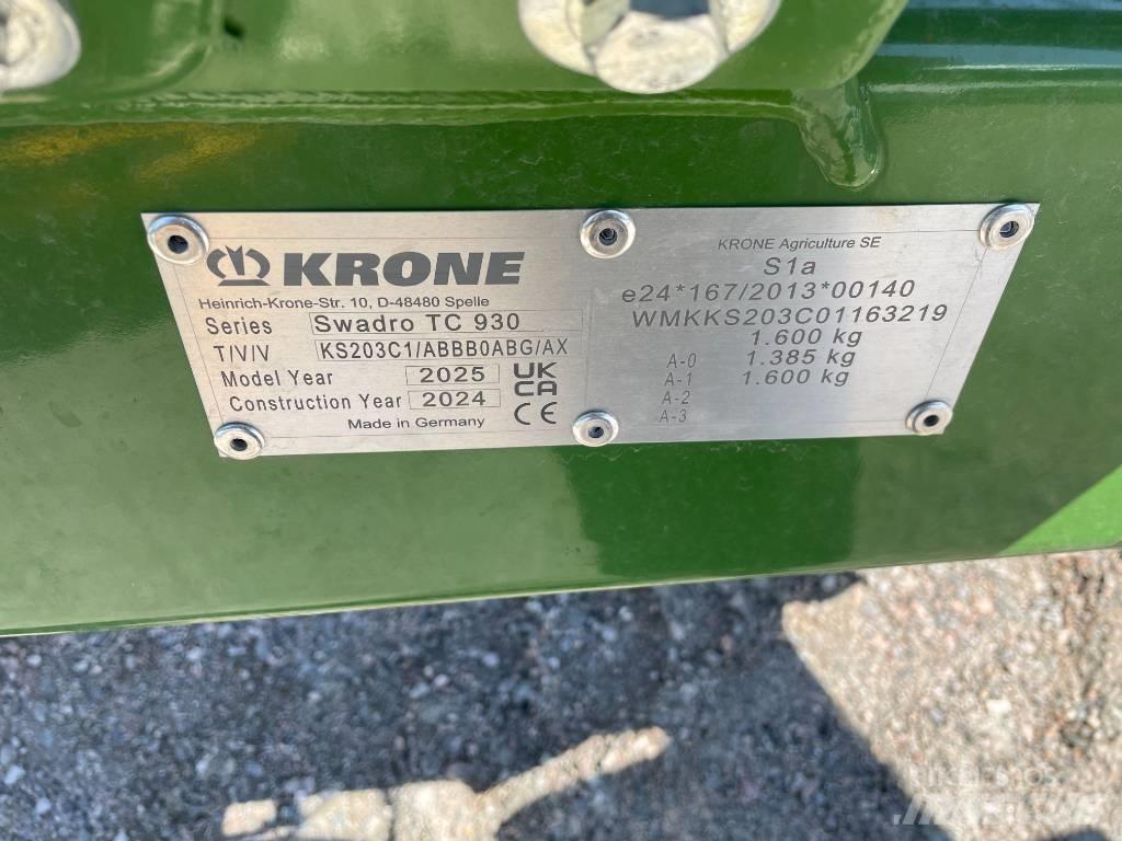 Krone TC 930 Plus Rendforgatók
