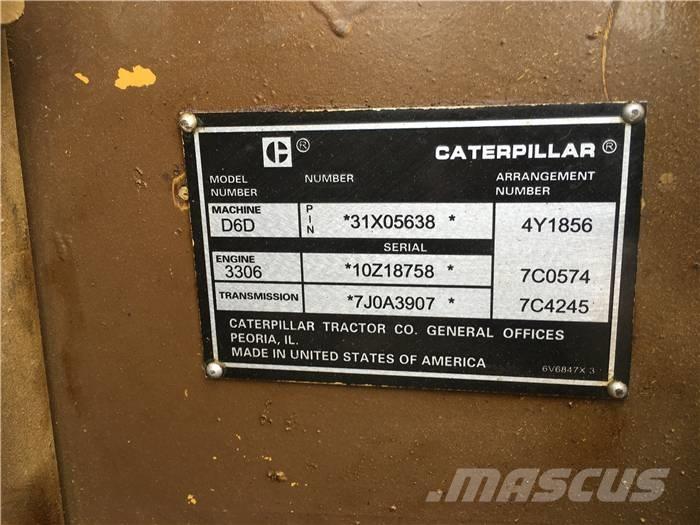 CAT D 6 D lánctalpas dózerek