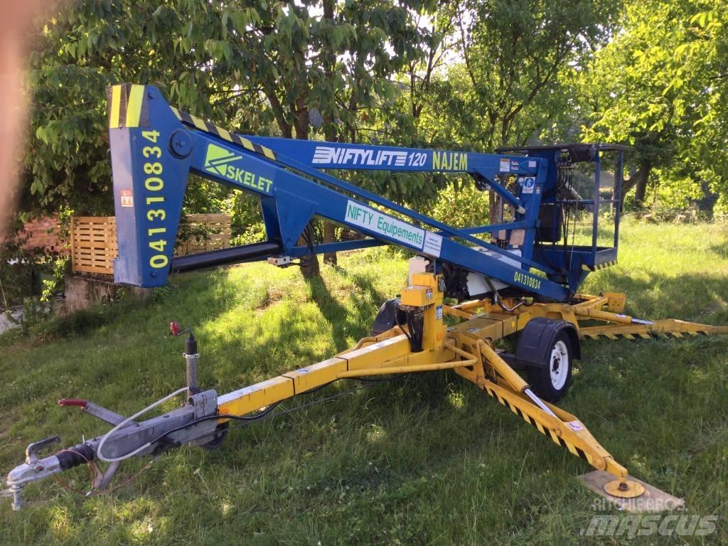 Niftylift 120HDE Pótkocsira szerelt emelők és állványok
