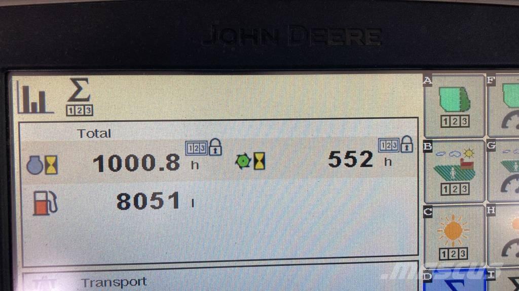 John Deere 8600I Önjáró szecskázók