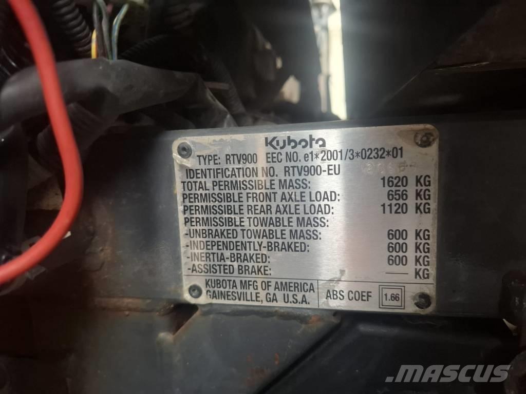 Kubota RTV 900 UTV-k
