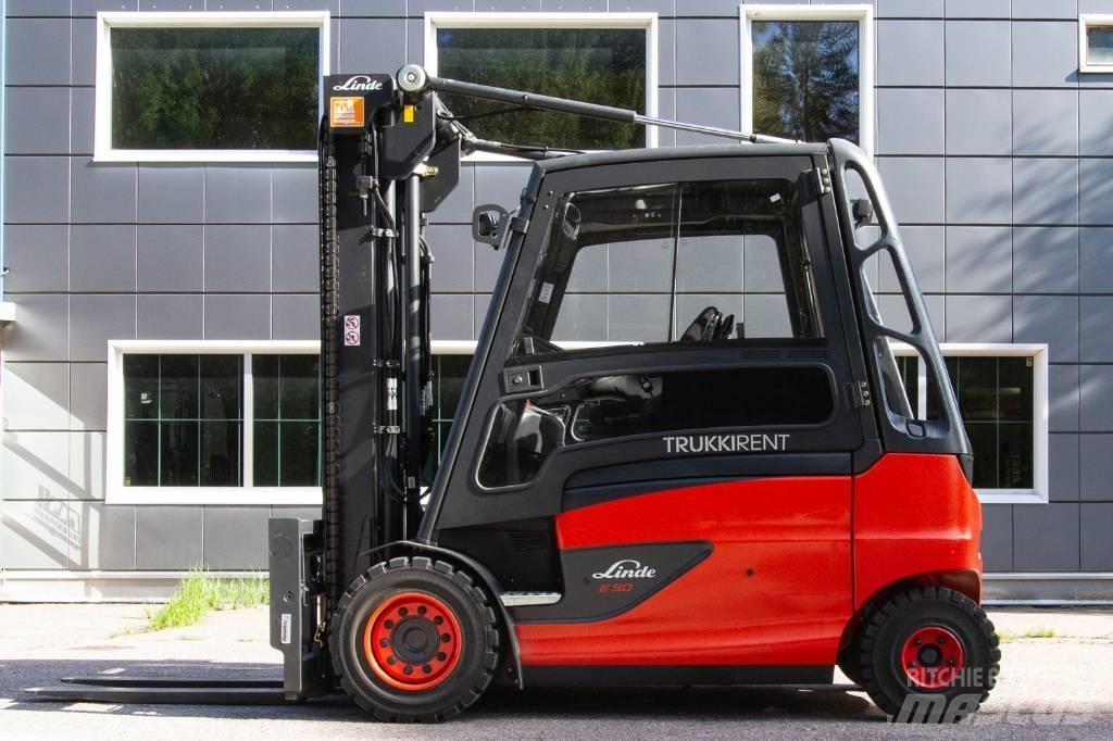 Linde E50HL-01 Elektromos targoncák
