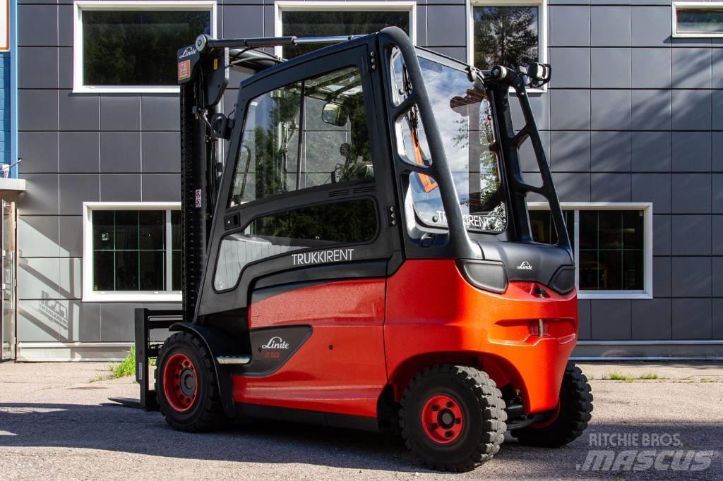 Linde E50HL-01 Elektromos targoncák