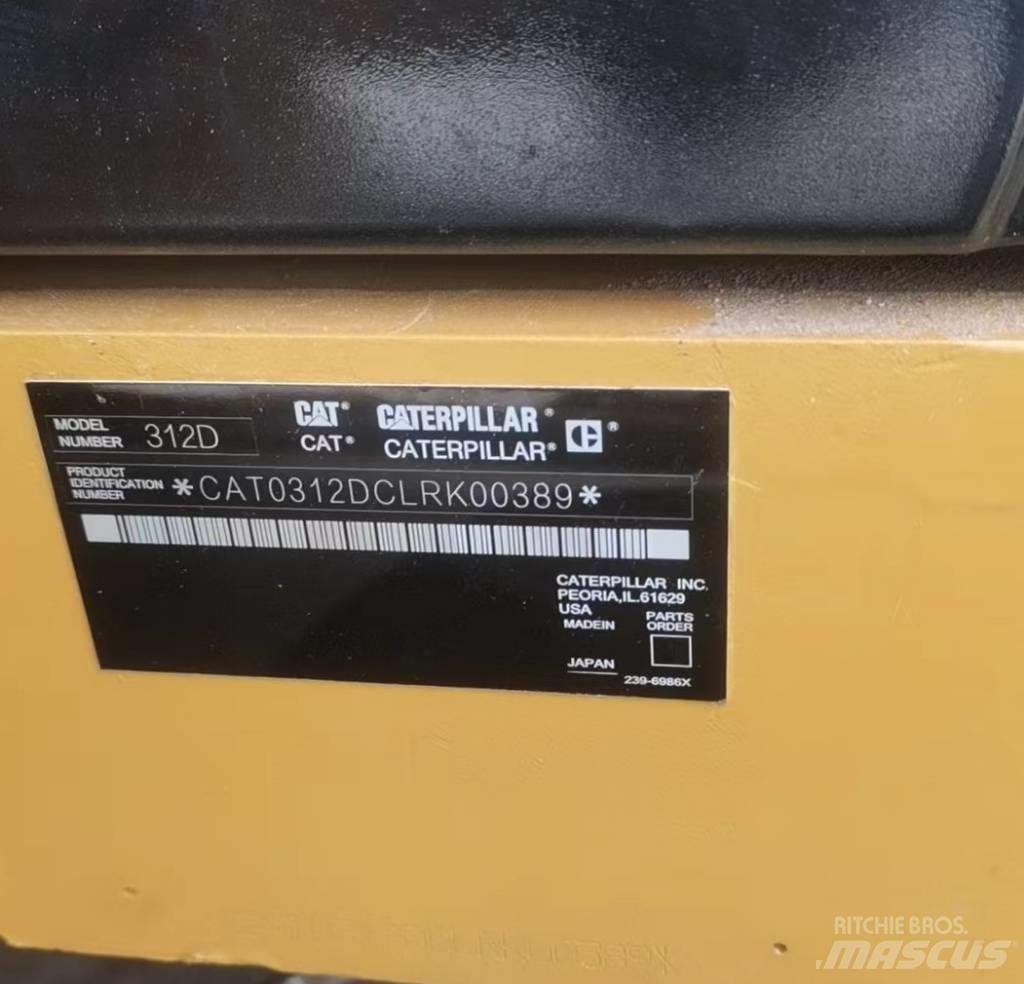 CAT 312 D Lánctalpas kotrók