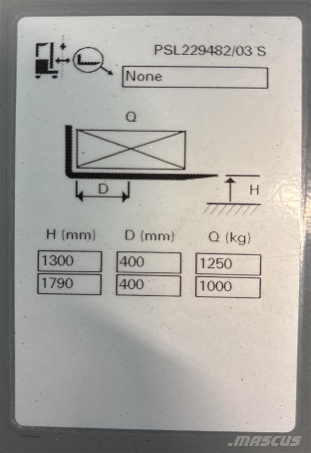 Atlet PSL125 Gyalogkíséretű targonca