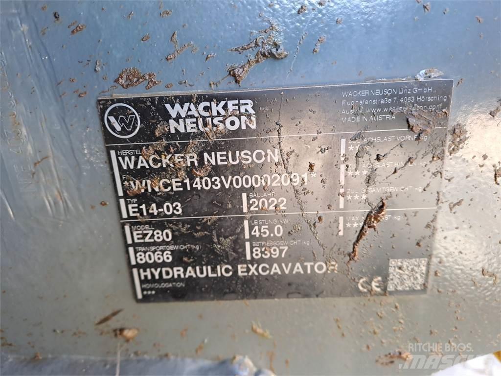 Wacker Neuson EZ80 Lánctalpas kotrók