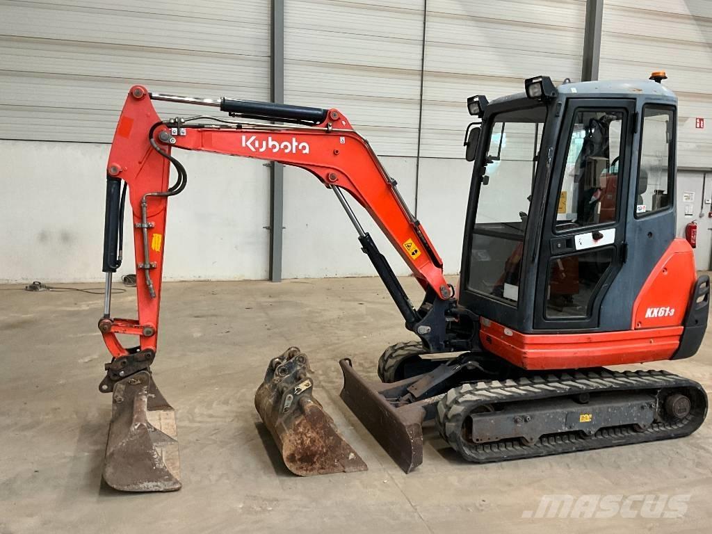 Kubota KX 61-3 Mini kotrók < 7t
