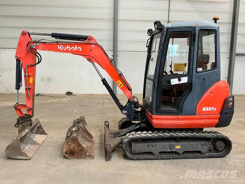 Kubota KX 61-3 Mini kotrók < 7t