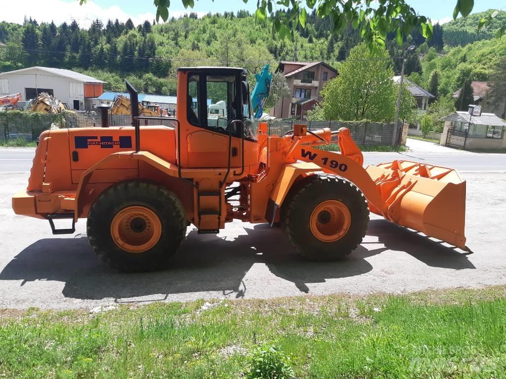 Fiat HITACHI W 190 Gumikerekes homlokrakodók