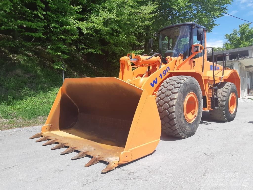 Fiat HITACHI W 190 Gumikerekes homlokrakodók