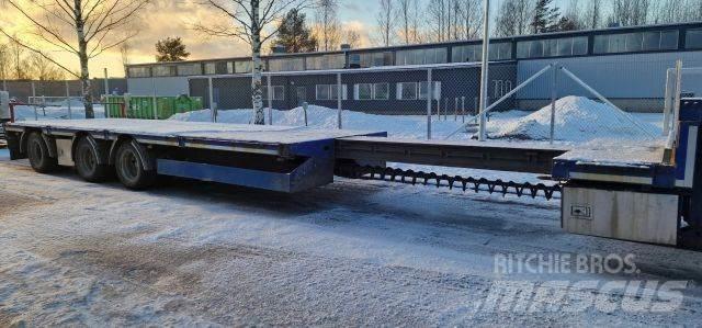 HRD Jumbo Platós / Ponyvás félpótkocsik