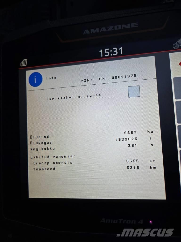 Amazone UX 4200 Vontatott trágyaszórók